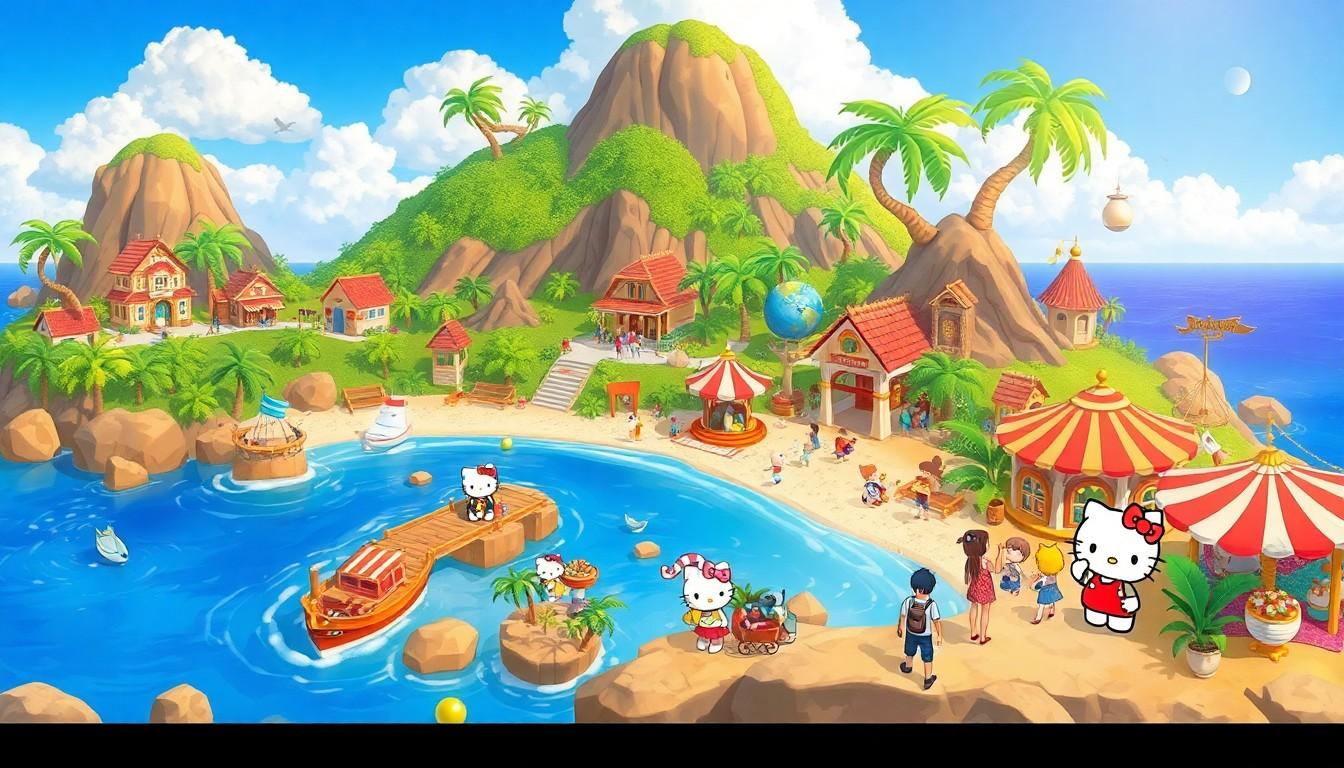 hello kitty island adventure fast travel locations
